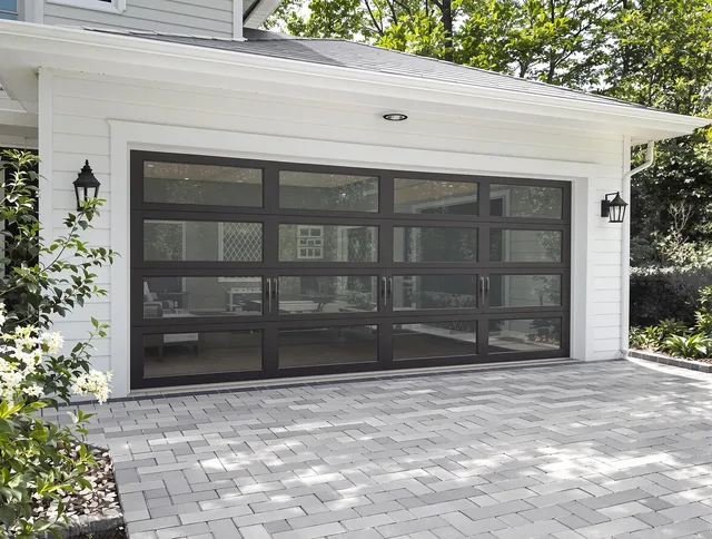 Southbury Garage Door Repair design specialist presenting custom garage door options to Southbury homeowner
