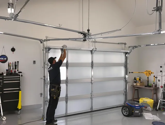 Southbury Garage Door Repair certified team performing precision garage door installation in Southbury