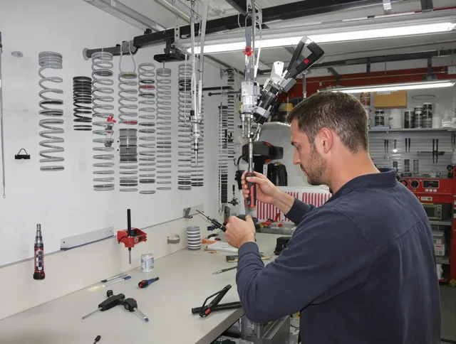 Southbury Garage Door Repair safety certified technician performing precision spring replacement in Southbury